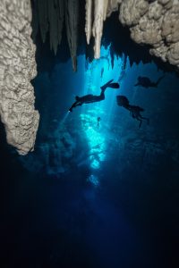 Cavern diving Mexico Riviera Maya DarkSide Divers